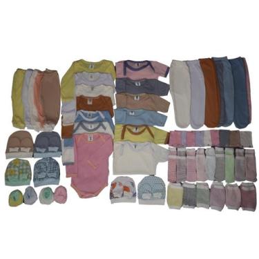 Imagem de Kit C/23 Peças Body + Mijão Roupas Bebê Maternidade Enxoval - Tanran B