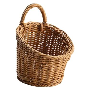 Imagem de Generic Cesto de armazenamento suspenso para cozinha, feito à mão, organizador multifuncional para brinquedos, utensílios diversos, legumes, artesanato e, M