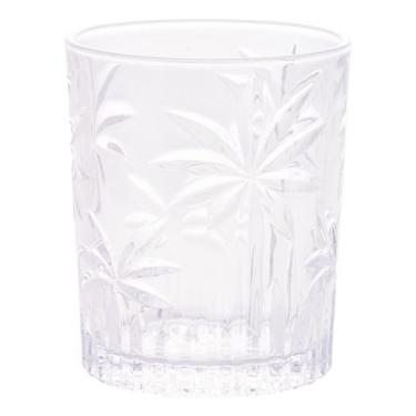 Imagem de Jogo Com 6 Copos Baixo De Vidro Palm Tree 340ml Cor Transpar - ROJEMAC
