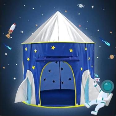 Imagem de Barraca Infantil Castelinho Foguete Astronauta Cabana Toca Tenda Casinha - Azul