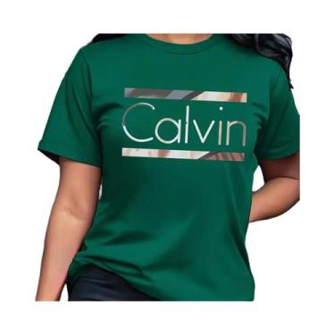 Imagem de Camiseta Casual De Algodão Feminina De Verão Com Decote Redondo E Mang