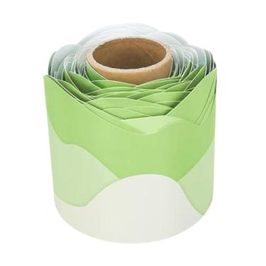 Imagem de Baoblaze Adesivos decorativos recortados para bordas de quadros de avisos, 10 metros (32,8 pés), ideais para decoração de volta às aulas, casa, mesa ou parede.