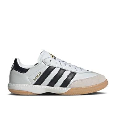 Imagem de adidas Tênis masculino de cano baixo, Preto, 14 Wide Women/13 Wide Men