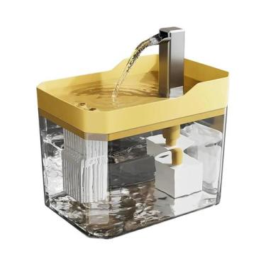 Imagem de Bebedouro Automático Antiderrapante Para Gatos Com Filtro, Tigela De Á