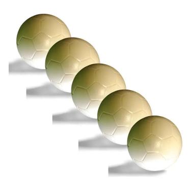 Imagem de Bolinha Bola Pesada Pebolim Totó Fla Flu Pacau 5 Unidades Me