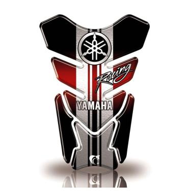 Imagem de Protetor De Tanque Adesivo Moto Yamaha Diapasão Racing Vermelho