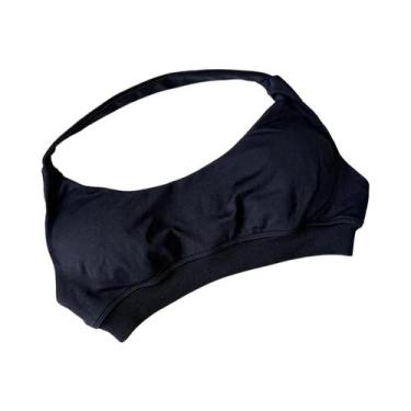 Imagem de Sutiã Esportivo Feminino De Alto Suporte, Sem Costura, Halter, Com Efe