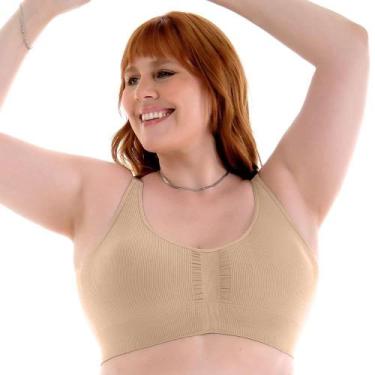 Imagem de Sutiã Comfort Plus Anatômico Alças Reguláveis com Bojo Removível sem C