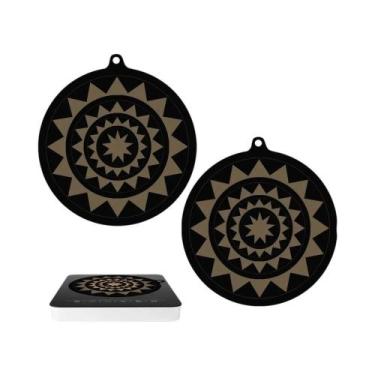 Imagem de Protetor De Fogão De Indução Multifuncional De Silicone 24cm, Protetor