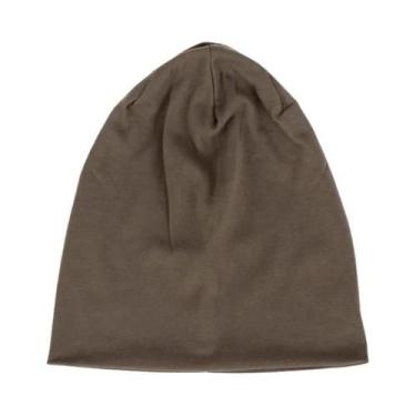 Imagem de Gorro Unissex De Poliéster Sólido, Boné Casual Fino Para Homens E Mulh