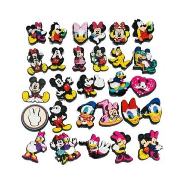 Imagem de Acessórios De PVC Para Calçados Disney Mickey Minnie Donald Duck Pluto