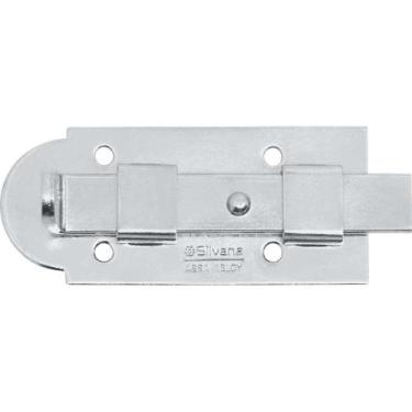 Imagem de Fecho Chato sem Porta-cadeado, Zincado, Número 5 Para Portão Silvana