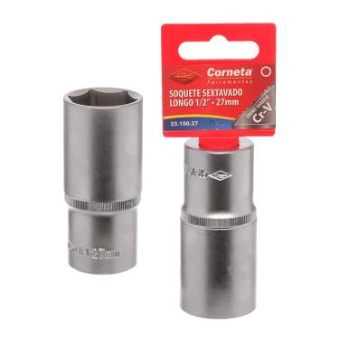Imagem de Soquete Sextavado Longo 1/2 27Mm Corneta