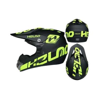 Imagem de Capacete De Segurança Certificado DOT Unissex Para Motocross, Biciclet