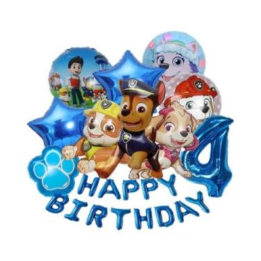 Imagem de Conjunto De Balões PAW Patrol Para Crianças, Decoração De Aniversário,