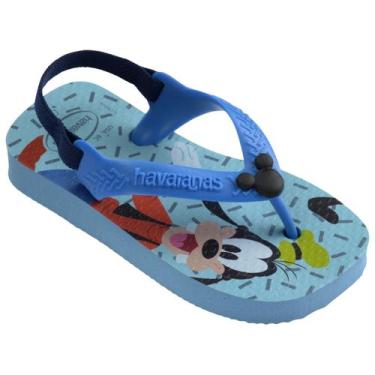 Imagem de Chinelo Havaianas Baby Disney Clássics Azul Conforto Seguro -, 20, Azu