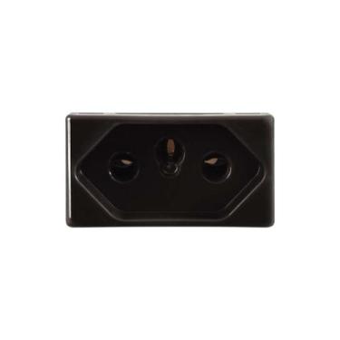 Imagem de Tomada 2p+t 10a /250v grafite - TRAMONTINA