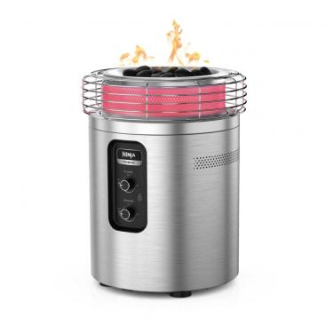 Imagem de Ninja Fireside360 Aquecedor Externo e Fogueira Portátil com 3 Modos, Aço Inoxidável, 80...