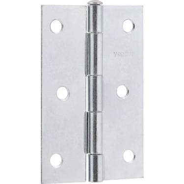 Imagem de Dobradiça Para Porta 4" Aço Carbono Cromado Vonder