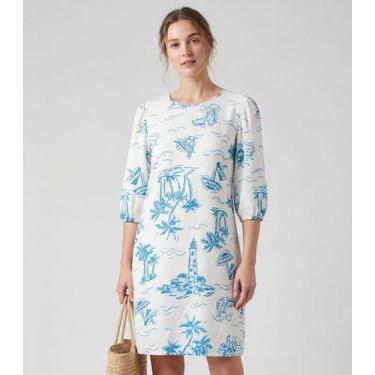 Imagem de Vestido Midi Com Manga Flare 3/4 Infinita Cor Azul, GG, Azul