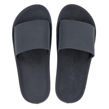 Imagem de Chinelo Rider 12491 Feel Slide Sandália Gáspea Confortável -, Grafite,