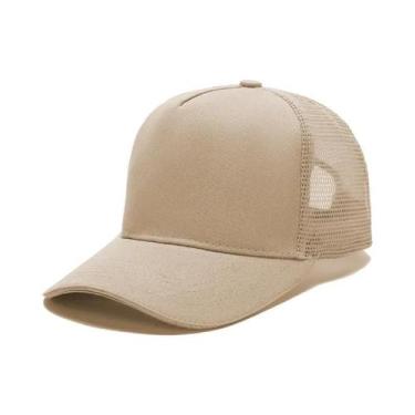 Imagem de Boné de Beisebol Snapback Curvo - Adulto, Malha, Verão, Hip Hop, Ajust
