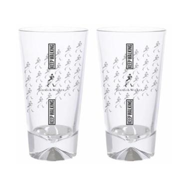 Imagem de Jogo de Copos Long Drink Johnnie Walker Keep Walking 2 Peças de 450ML 
