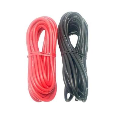Imagem de Fio De Silicone Flexível Para Carros RC E Drones, Cobre Estanhado 8awg