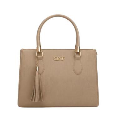 Imagem de Bolsa De Ombro Feminina Transversal Média De Mão Baú Alça Removível - 