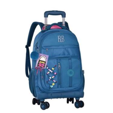 Imagem de Mochila de Rodinhas Rebecca Bonbon Mala Com Cadarço Juvenil - Clio Sty