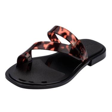 Imagem de Chinelo Feminino Rasteira Macio Tiras Jelly Cassie Melissa