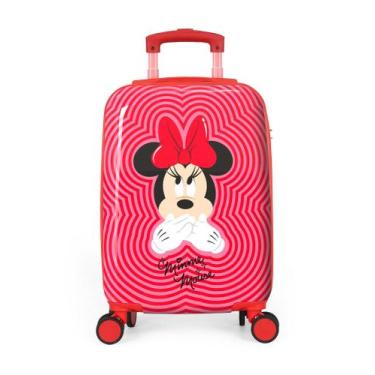 Imagem de Mala de Bordo Minnie Vermelho Luxcel MF10530MN Lançamento 2026