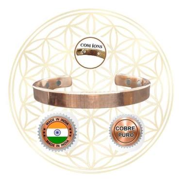 Imagem de Bracelete de Cobre Magnético Ajustável - Fluir, Supremo