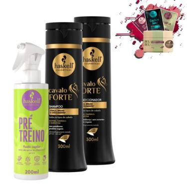 Imagem de Kit Haskell Cavalo Forte 300ml + Pré Treino 200ml