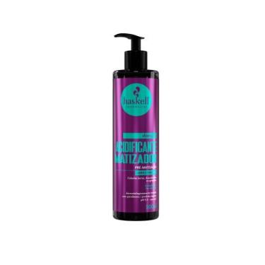 Imagem de Shampoo Acidificante Matizador Haskell 300ml  Neutraliza Tons Amarelad