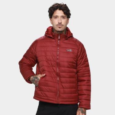 Imagem de Jaqueta Com Capuz Red Nose Masculina, Vinho, GG