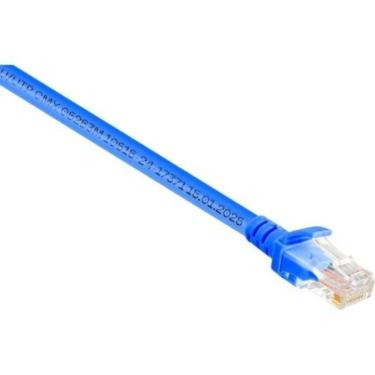 Imagem de Cabo De Rede Patch Cord Cat5e Fortrek 2,5m Internet Azul