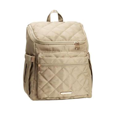 Imagem de Mochila Maternidade PI7282Y com Trocador de Fralda Portátil e Alças para Carrinho Bege Imaginarium