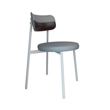 Imagem de Cadeira Kyta Fixa com 4 Pés 50 X 44,7 X 83,8 Cm com 1 Unidade - Metali