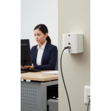 Imagem de 2x Tomada RJ45 Cat5E Sobrepor - Rede Rápida e Limpa - Congratulations 