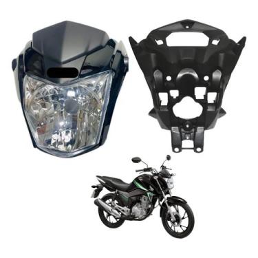 Imagem de Carenagem Farol Completo Titan C/ Aranha - Sportive, Preto