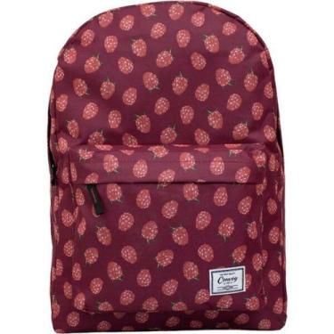 Imagem de Mochila De Costa Escolar Juvenil Desenho de Amora - Yins, Marsala