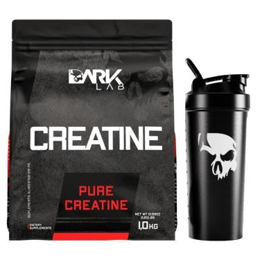 Imagem de Creatina 1kg Pura e Coqueteleira 700 ml Dark Lab-Unissex