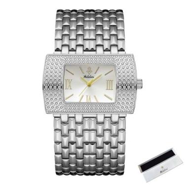Imagem de Relógio de Quartzo Masculino Luxuoso - - Sanda, prata