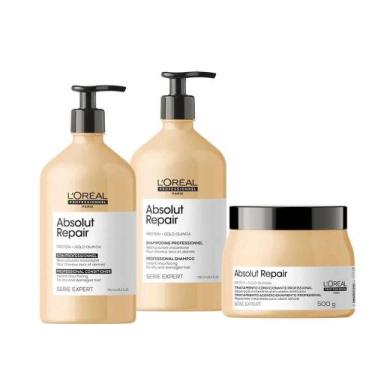 Imagem de Kit Sh + Máscara + Cond L'Oréal Professionnel Absolut Repair - LOREAL