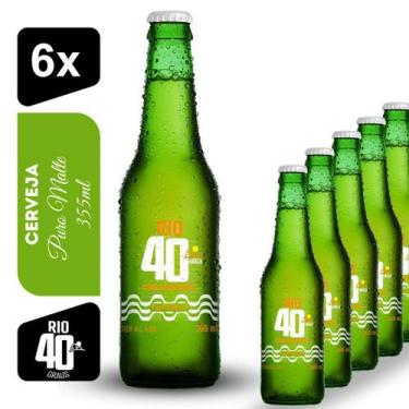 Imagem de Cerveja Puro Malte Rio 40 Graus 355ml Kit 6 unidades