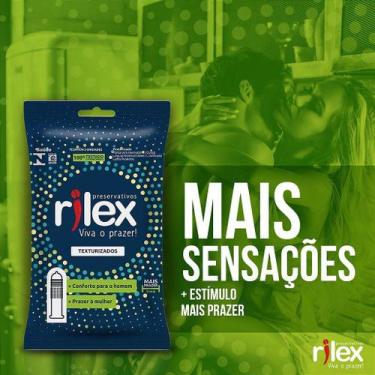 Imagem de Preservativo Texturizado Lubrificado Rilex - 3 Unidades
