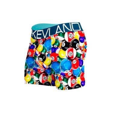 Imagem de Cueca Boxer Kevland Sinuca, GG, Preto