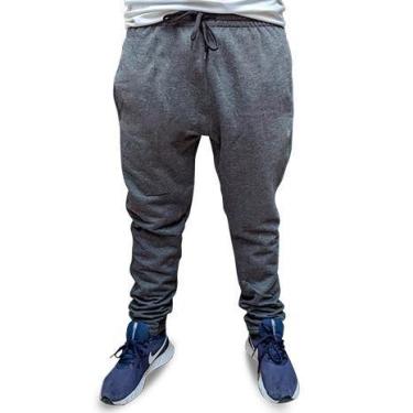 Imagem de Calça Esportiva de Moletom Masculina Kanxa, Grafite, Grande