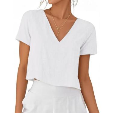 Imagem de Camisa de linho Kinghua 2026 Spring Summer Beach para mulheres branca 